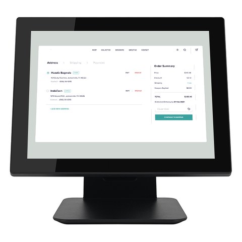 15R01 single screen kiosk